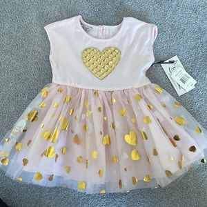 Pink And Gold Tutu Dress